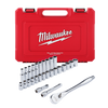 MILWAUKEE® SAE 3/8" DRIVE RATCHET & SOCKET SET (28 PCS)