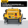 13 in. 3-Knife 2-Speed Thickness Planer