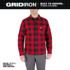 Milwaukee GRIDIRON™ Flannel Shirt Red Check Extra Large