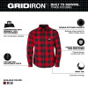 Milwaukee GRIDIRON™ Flannel Shirt Red Check Extra Large