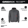 Milwaukee GRIDIRON™ Full-Zip Hoodie Gray Medium