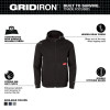 Milwaukee GRIDIRON™ Full-Zip Hoodie Black Extra Large