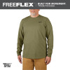 Milwaukee FREEFLEX™ Hybrid Work Tee - Long Sleeve Green Large