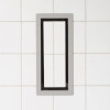 ARIA OG [SUPPLY] FRAMED FLOOR VENT [LUXE] 4" X 10" - APPLIANCE WHITE