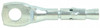 TIE WIRE WEDGE ANCHOR 1/4 X 2-1/4", Z/P (100)