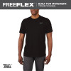 Milwaukee FREEFLEX™ Hybrid Work Tee - Short Sleeve Black Extra Large