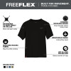 Milwaukee FREEFLEX™ Hybrid Work Tee - Short Sleeve Black Medium