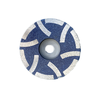 LW 4" RESIN CUP WHEEL (COARSE-BLUE)