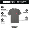 Milwaukee GRIDIRON™ Pocket T-Shirt - Short Sleeve Gray 2XL