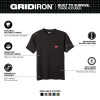 Milwaukee GRIDIRON™ Pocket T-Shirt - Short Sleeve Black Medium