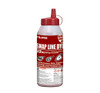 Snap Line Dye, permanent marking chalk, dark red, 32oz