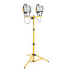 1000W Twin Halogen Work Lights w/Adj. Tripod