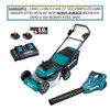 MAKITA 21" SELF PRO LAWNMOWER & BLOWER (DLM532PT2 + DUB362Z)