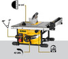 DeWalt 8-1/4 in. Compact Jobsite Table Saw 