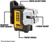 DW089CG-  DEWALT 3-LINE GREEN LASER 