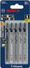 4", 10TPI, HCS Bosch Shank Jigsaw Blade  (5 pk)