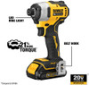 DCF809-  DEWALT 20V BRUSHLESS IMPACT DRIVER 1/4"
