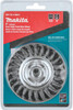 4"X5/8"-11 WIRE WHEEL BRUSH CABLE TWISTED