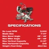 M18 FUEL™ 7-1/4” Dual Bevel Sliding Compound Miter Saw