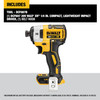 20V MAX XR 3 SPEED 1/4" IMPACT DRIVER - TOOL ONLY