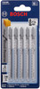 4", 10TPI, HCS Bosch Shank Jigsaw Blade  (5 pk).