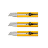 OLFA 25mm XHD RUBBER INSET UTILITY KNIFE (COMBO PACK)
