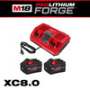 M18™ REDLITHIUM™ FORGE™ XC8.0 Starter Kit w/ Dual Bay Rapid Charger