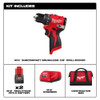 M12™ Subcompact Brushless 3/8" Drill/Driver Kit