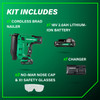 18V MultiVolt™ 18-Gauge Compact Brad Nailer Kit