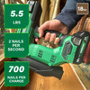18V MultiVolt™ 18-Gauge Compact Brad Nailer Kit