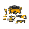 DEWALT® 20V MAX LITHIUM-ION CORDLESS BRUSHLESS 6-TOOL COMBO KIT