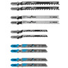 10 pc. T-Shank Jig Saw Blade Set for Wood and Metal