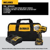 20V MAX XR® 1/2 in. Brushless High Torque Impact Wrench With Hog Ring Anvil Kit