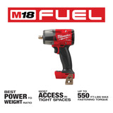 M18 FUEL™ 1/2 " Mid-Torque Impact Wrench w/ Pin Detent
