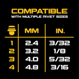 20V MAX XR® Brushless Cordless 3/16-in. Rivet Tool