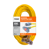 100' 12/3 SJTW JOBSITE® 3-OUTLET EXTENSION CORD