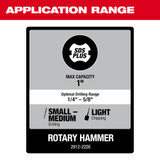 M18 FUEL™ 1” SDS Plus Rotary Hammer w/ Dust Extractor Kit