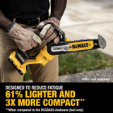 20V MAX 8 in. Brushless Cordless Pruning Chainsaw
