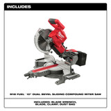 M18 FUEL™ 10" Dual Bevel Sliding Compound Miter Saw