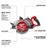 M18 FUEL™ 7-1/4" Rear Handle Circular Saw Kit