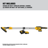 20V MAX Cordless Drywall Sander Kit