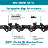 Makita 36V (18Vx2) LXT Brushless 14" Top Handle Chainsaw Kit