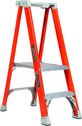 2' FIBERGLASS PLATFORM LADDER