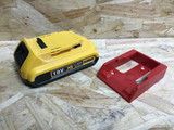 Dewalt Battery Mounts 6 Pack Yellow