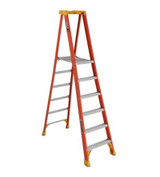 6' FIBERGLASS PLATFORM LADDER