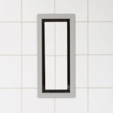 ARIA OG [SUPPLY] FRAMED FLOOR VENT [LUXE] 4" X 10" - APPLIANCE WHITE