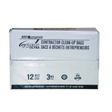 H DUTY CONSTRUCTION BAGS 3MIL CLEAR (12/BOX)