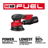 M18­ FUEL™ 5" Random Orbital Sander