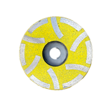 LW 4" RESIN CUP WHEEL (MEDIUM-YELLOW)