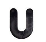 "U" SHIMS 1/4" BLACK (100)